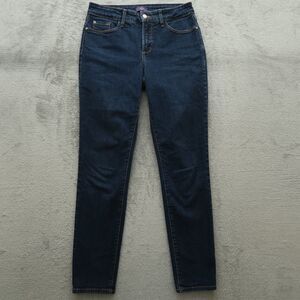 Not Your Daughters Jeans NYDJ Women's Size 4 Blue Mid-Rise Legging 30" Inseam